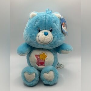 Vintage  2004 Care Bears Surprise Bear Blue Carlton Cards Plush 13" NEW